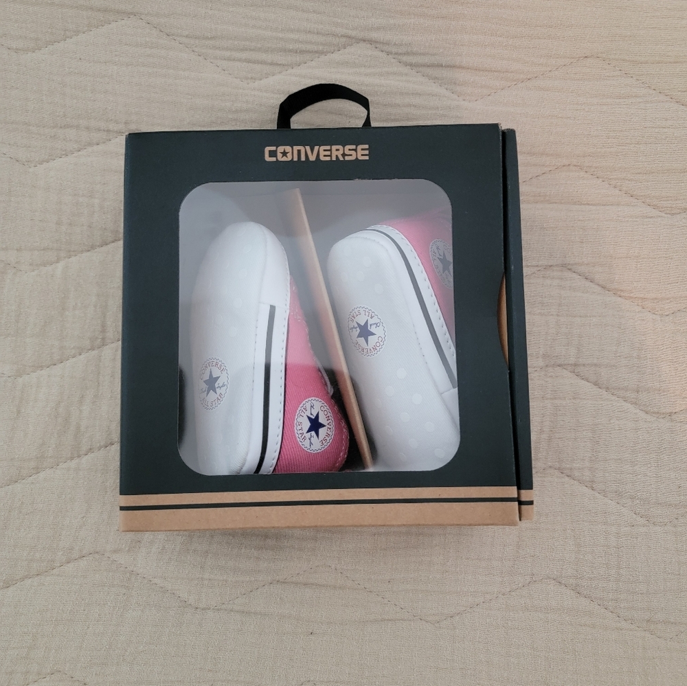 Pink baby Converse